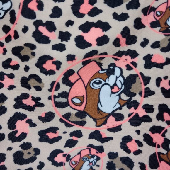 Buc-ee's Women's once piece swimsuit Beaver Cheetah Print size Small - Picture 3 of 8